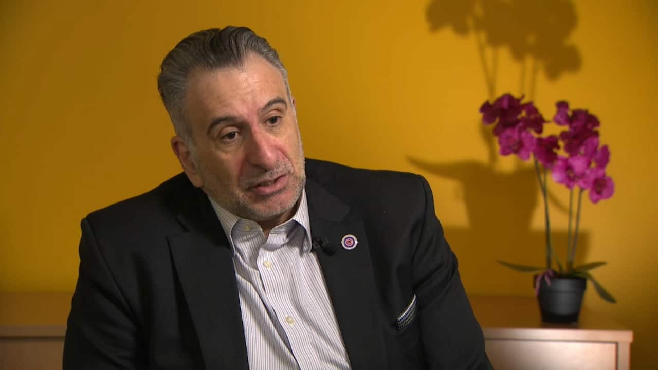 A man wearing a suit