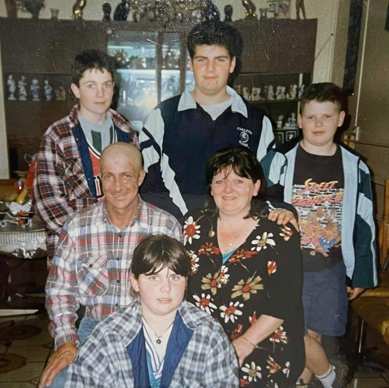 A family portrait of the Addamo family