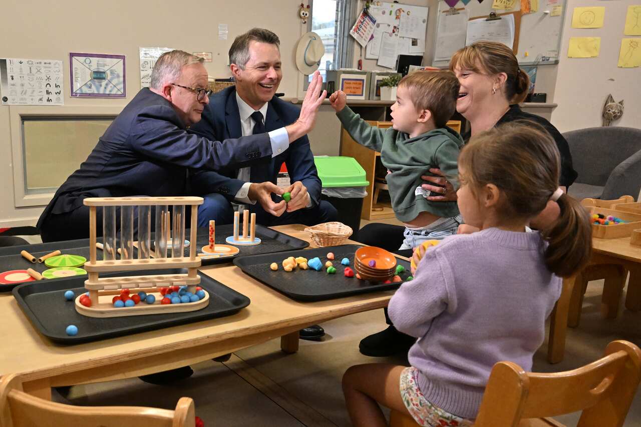 ANTHONY ALBANESE CHILD CARE VISIT