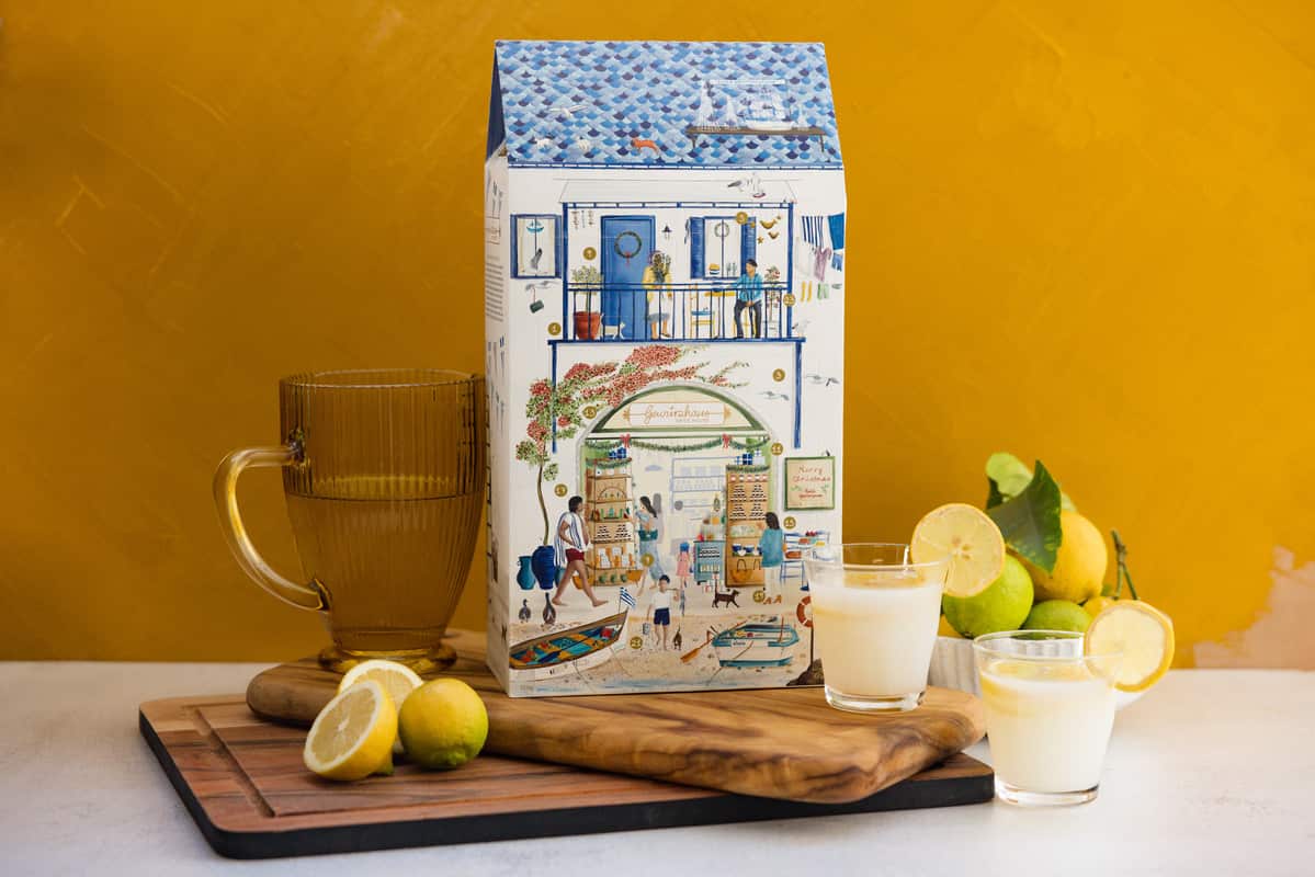 Advent Calendar shaped like a house