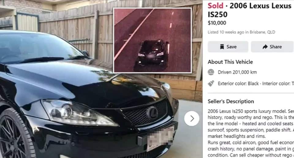 The Brisbane woman had her plates cloned after putting her car on Facebook.