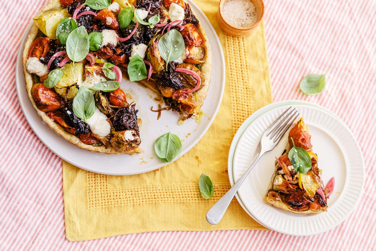 Tomato and Onion Jam Tart