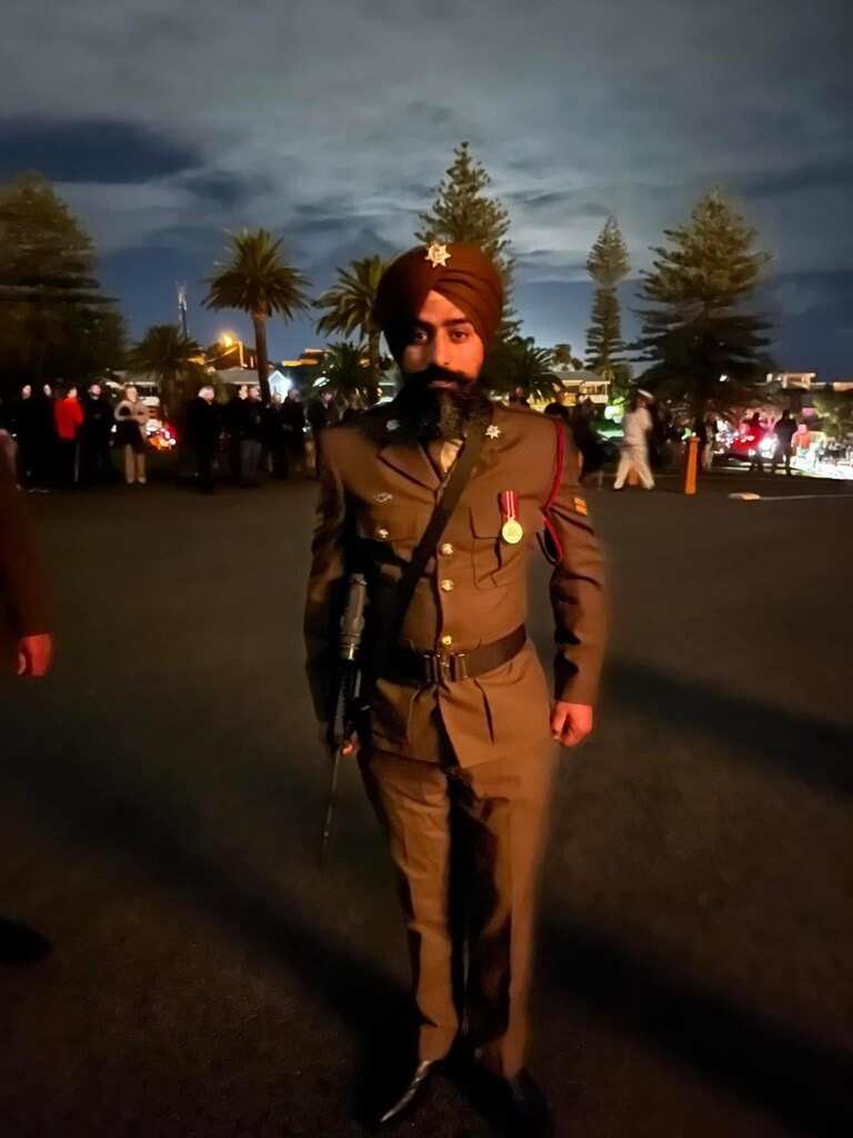 AUSTRALIAN ARMY COP MANPREET SINGH (ANZAC DAY)