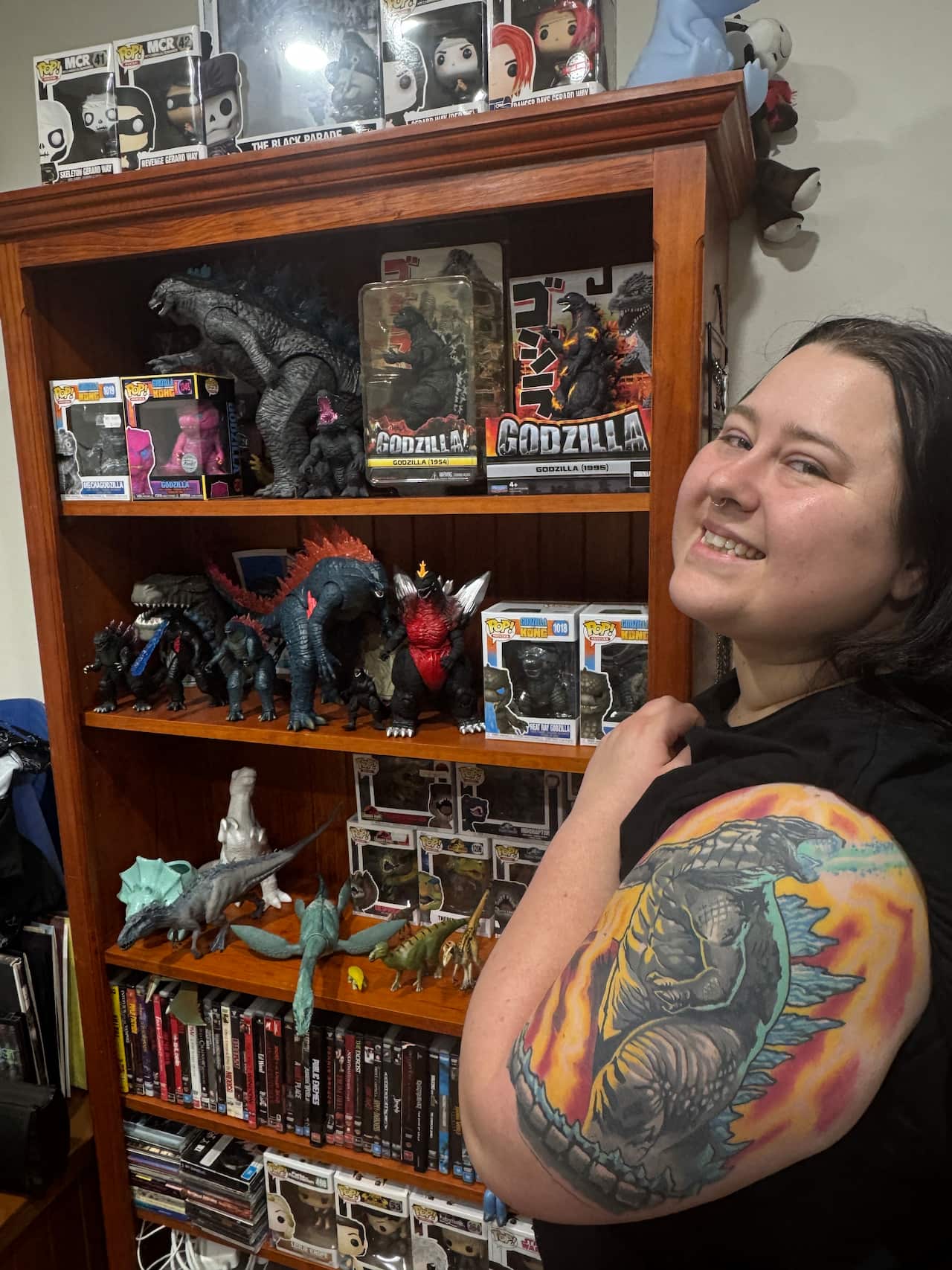 Godzilla fan Elizabeth Wilkinson