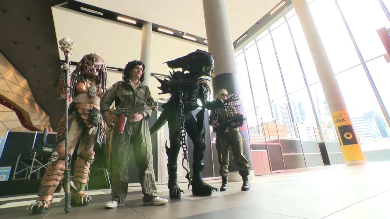 Attendees in cosplay outfits at Pax Australia_credit SBS News.jpg