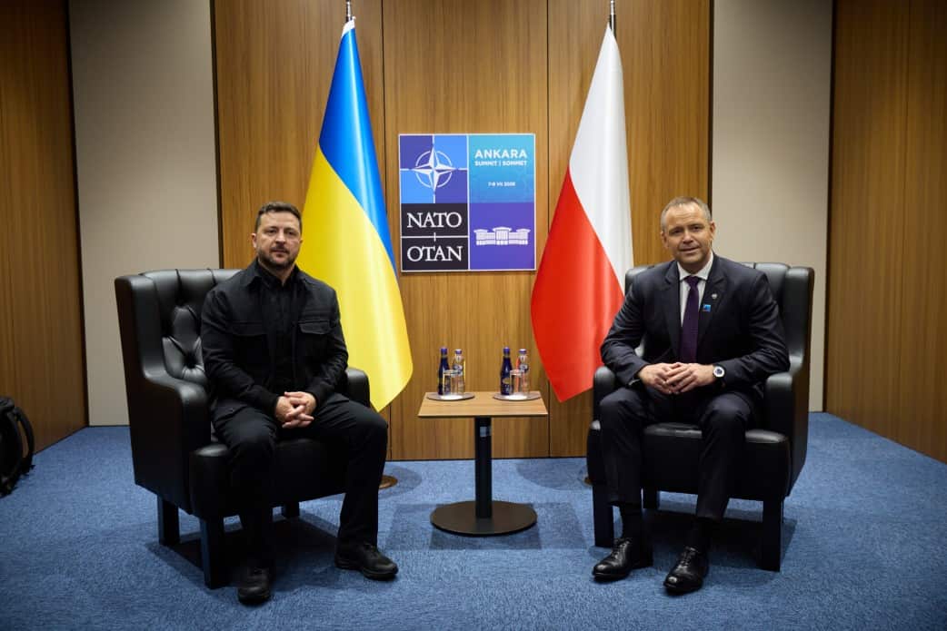 In Ankara, President of Ukraine Volodymyr Zelenskyy met with President of Poland Karol Nawrocki. The meeting lasted more than an hour..jpeg