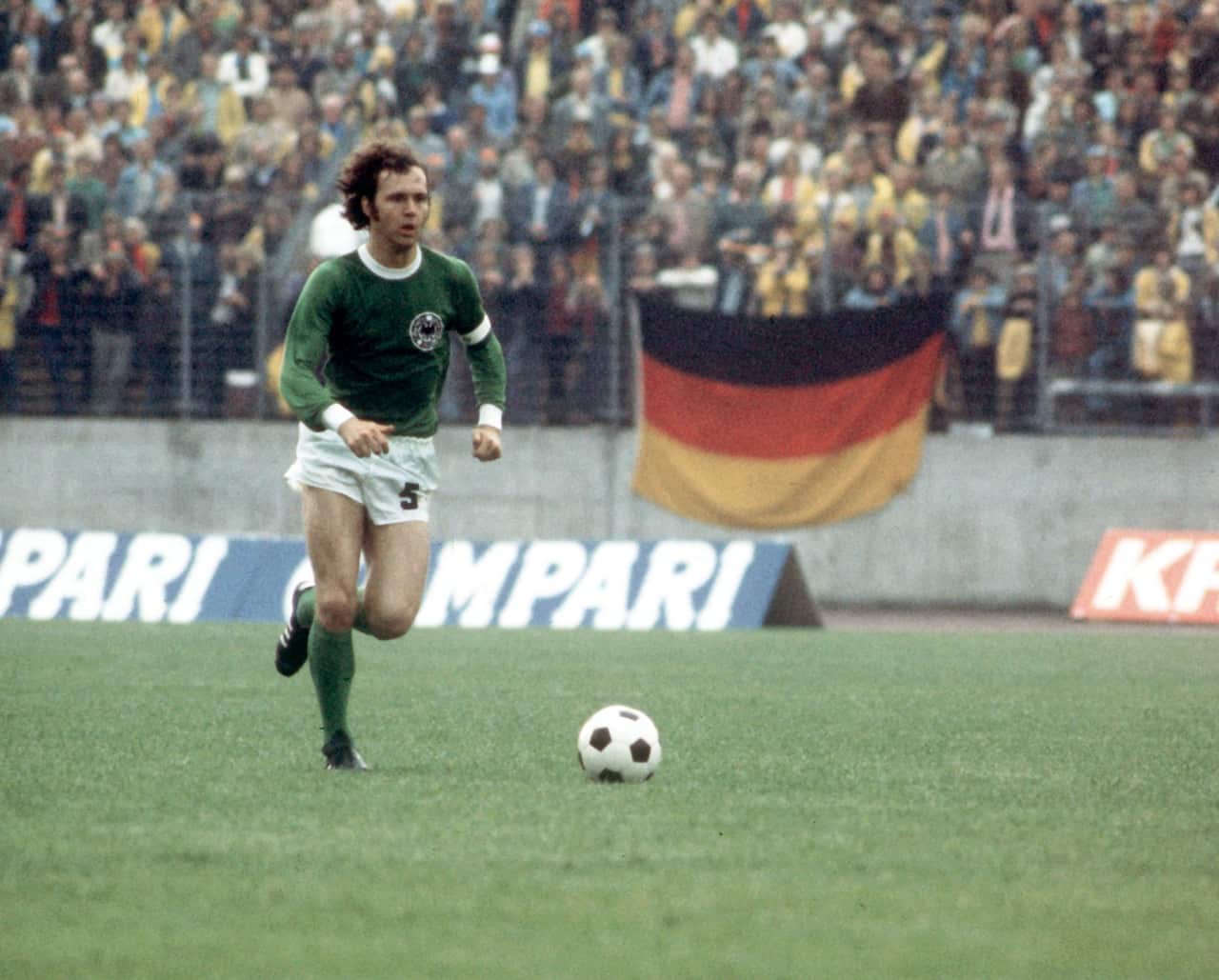 Soccer World Cup 1974: Germany vs Australia - Franz Beckenbauer