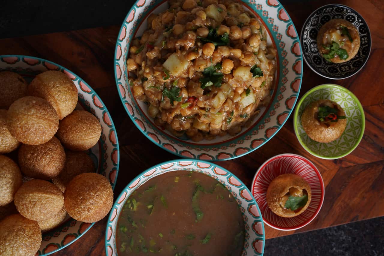 Kishwar Chowdhury's pani puri recipe
