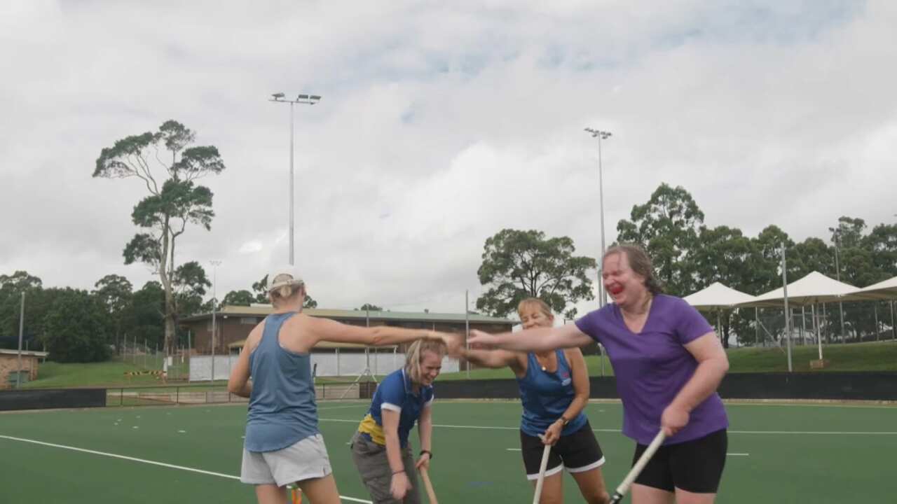 Roxy at hockey practice.