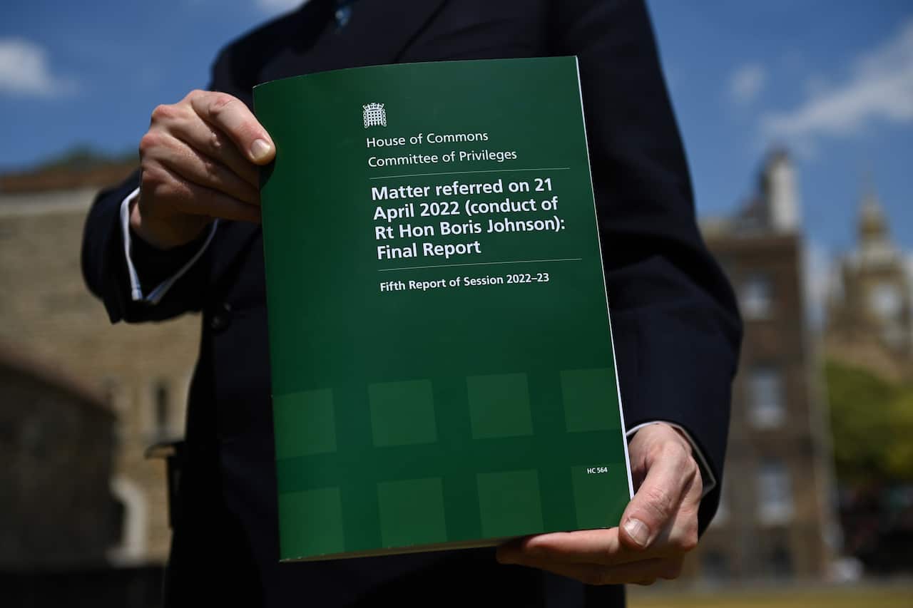 A person holding a document