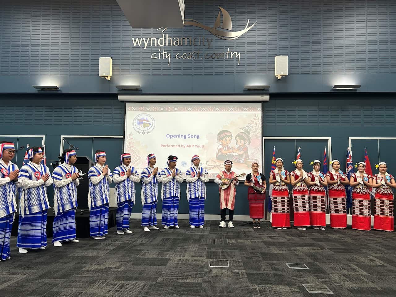 AKP youth song performance