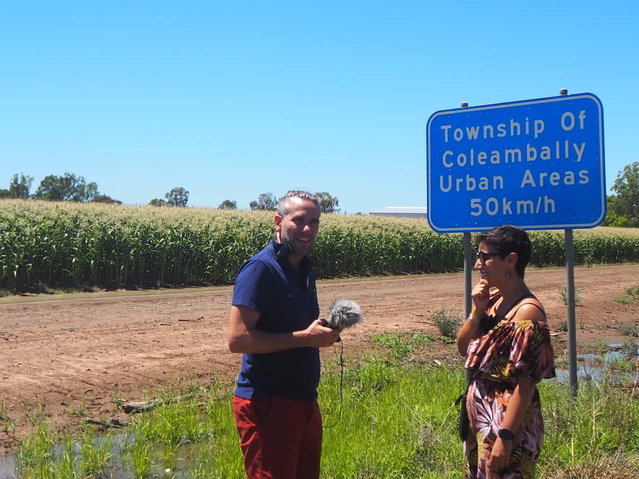 SBS Italian broadcaster Carlo Oreglia and Essex University Professor Anna Sergi.