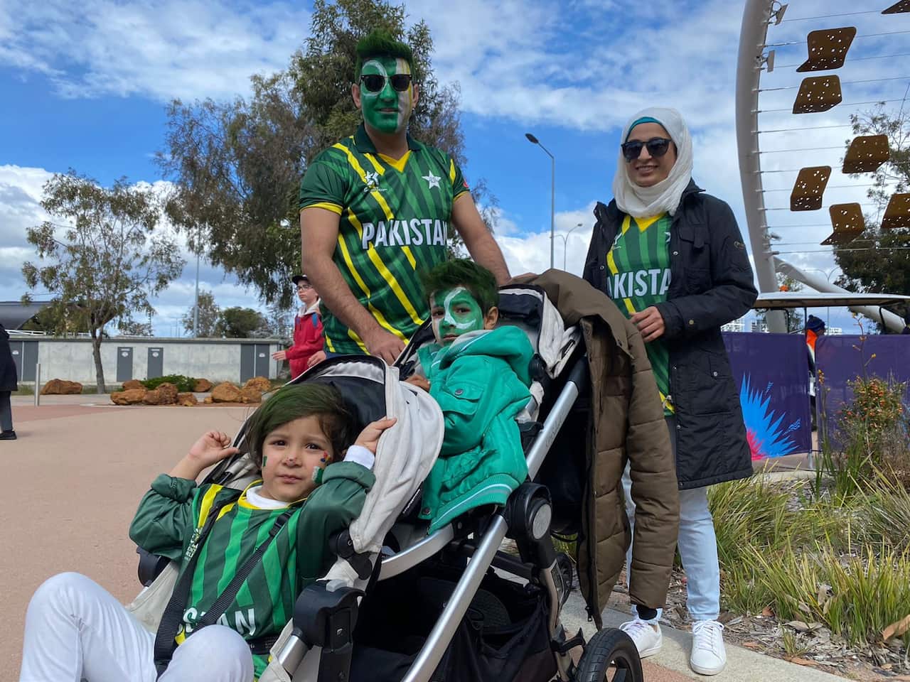 Pakistani fans in Perth