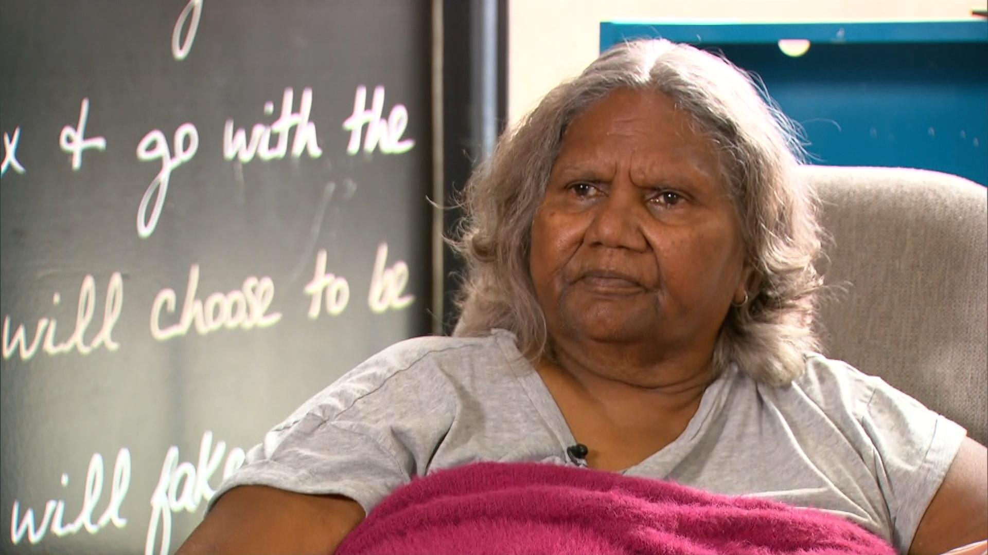 Anne Jones, JC's foster mother, was knocked to the ground by police.