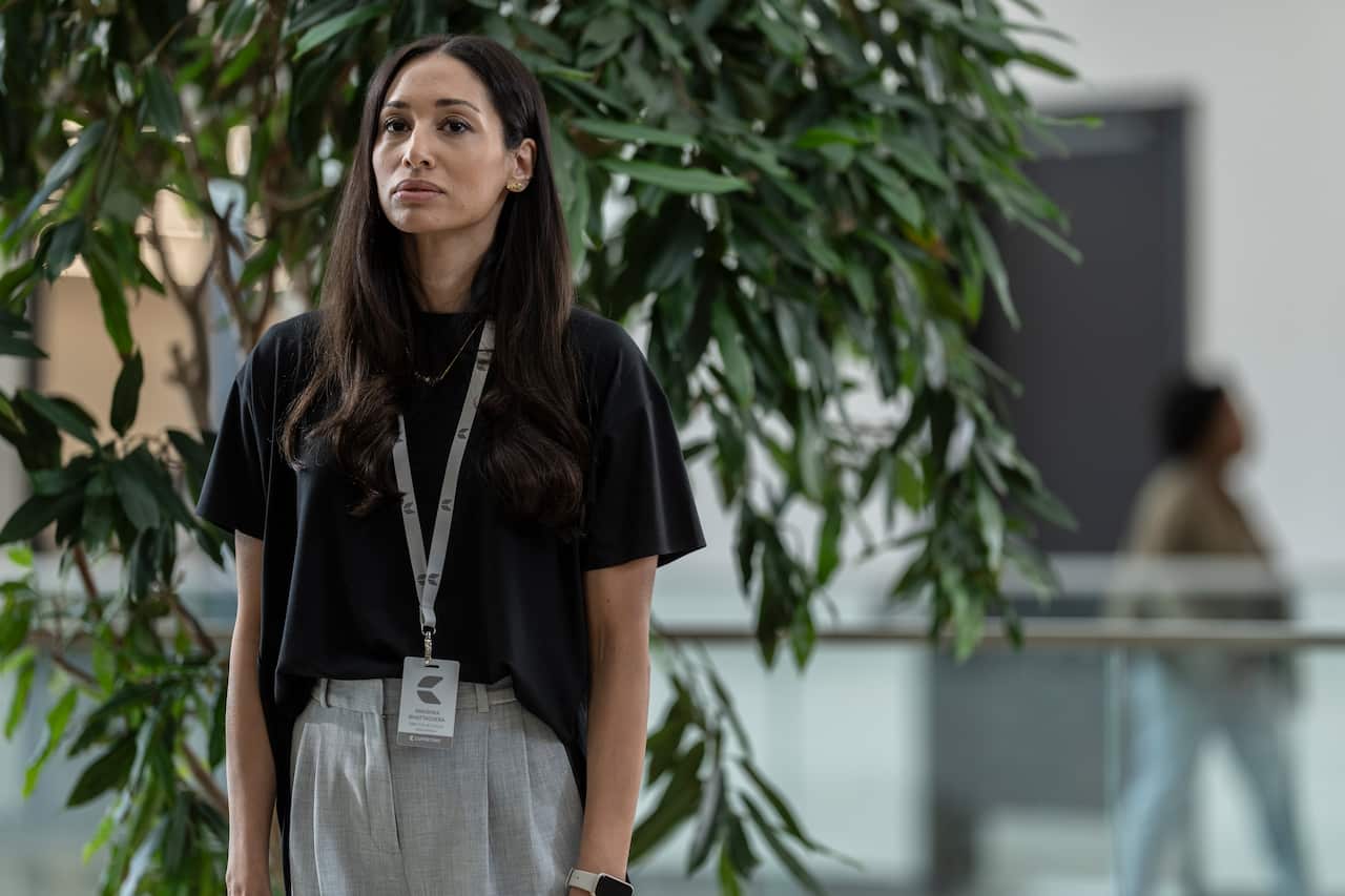 Meaghan Rath as Anushka Bhattachera-Phister in 'The Audacity'.