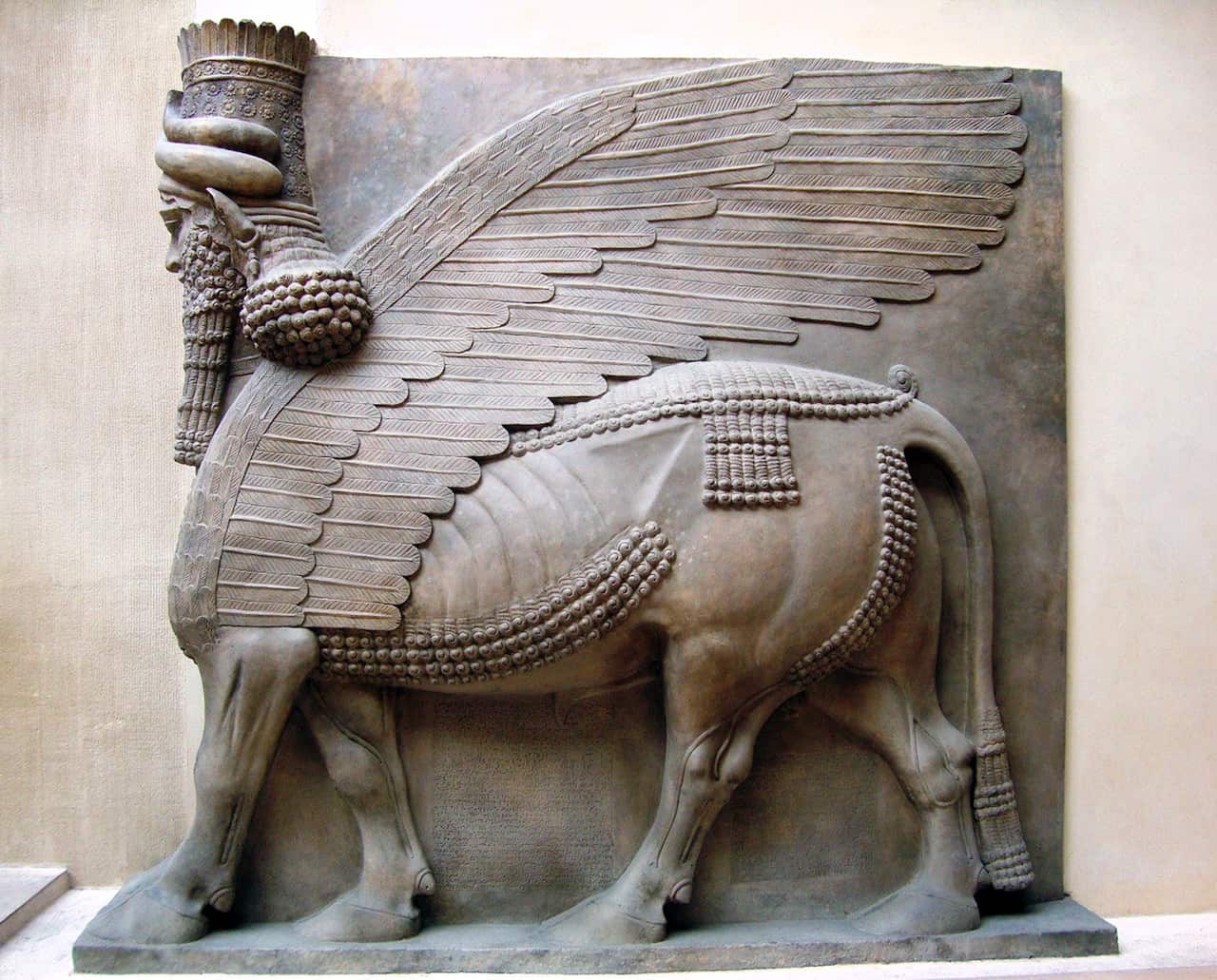 Lamassu from the Palace of Sargon II  (Louvre Museum, Paris)