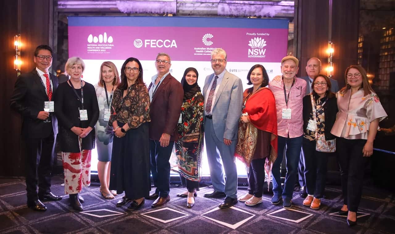 FECCA board members at Multicultural Health Collaboration Conference 2023