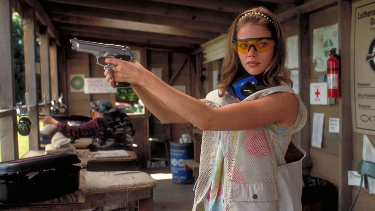 Denise Richards as Rebecca 'Becky' Leeman in 'Drop Dead Gorgeous'.