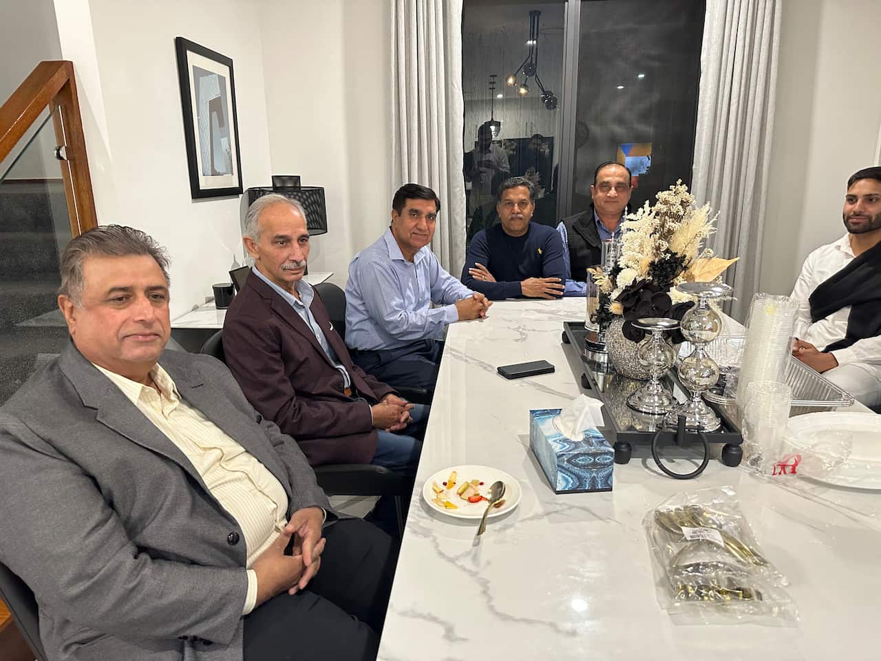 Mr Paul's guests felt heartened to see different faiths coming together in a spirit of mutual respect.