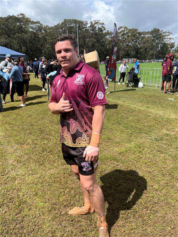 Jimmy Roberts playing for Bellbrook.