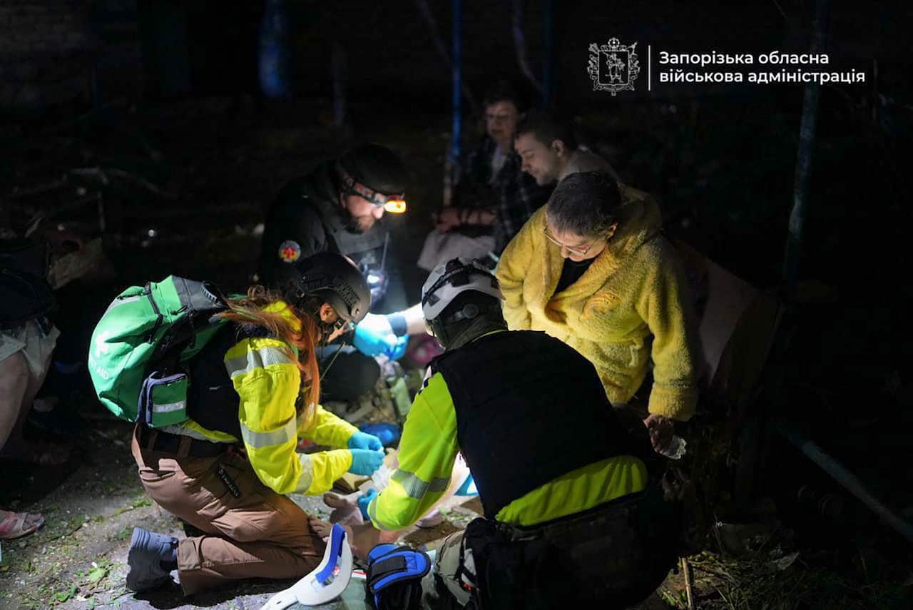 At least one killed in drone attack on Zaporizhzhia, Ukraine