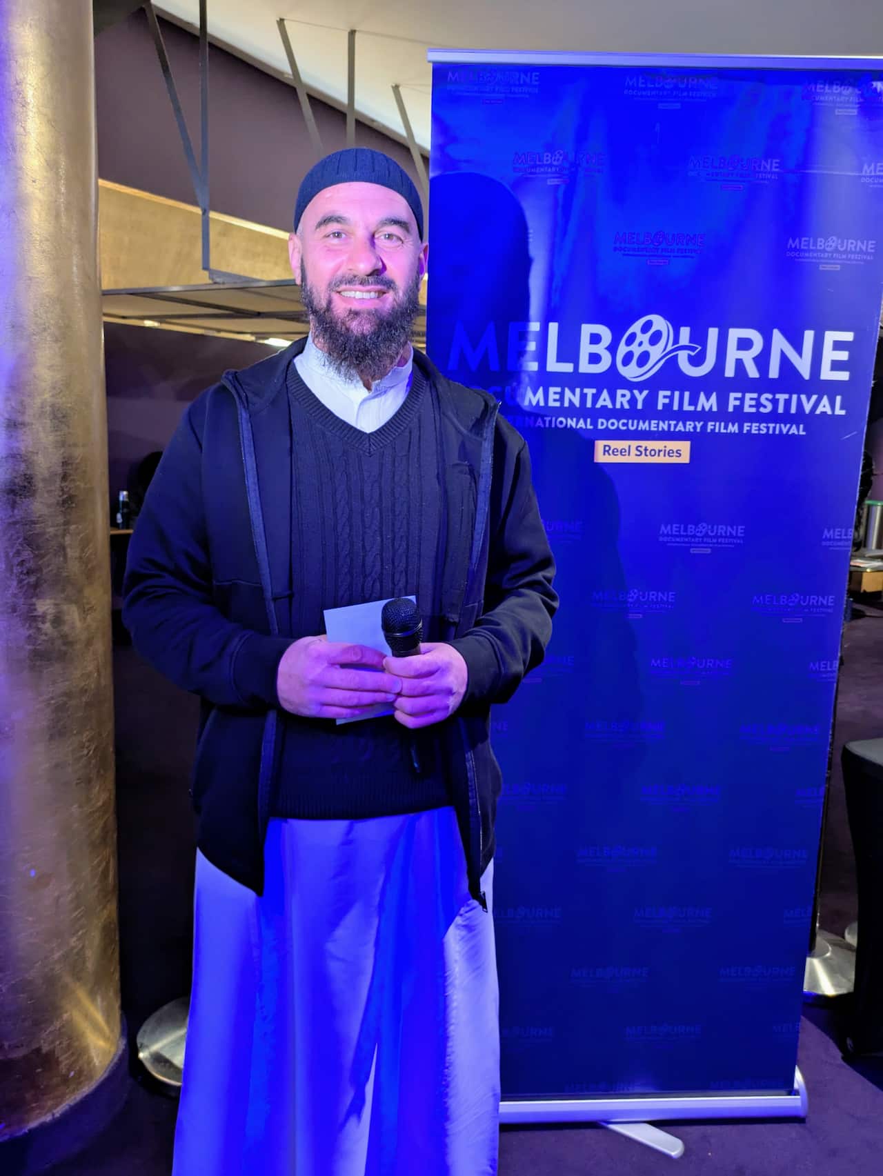 Wesam Charkawi, Director of Before 1770, at Cinema Nova, Melbourne. 