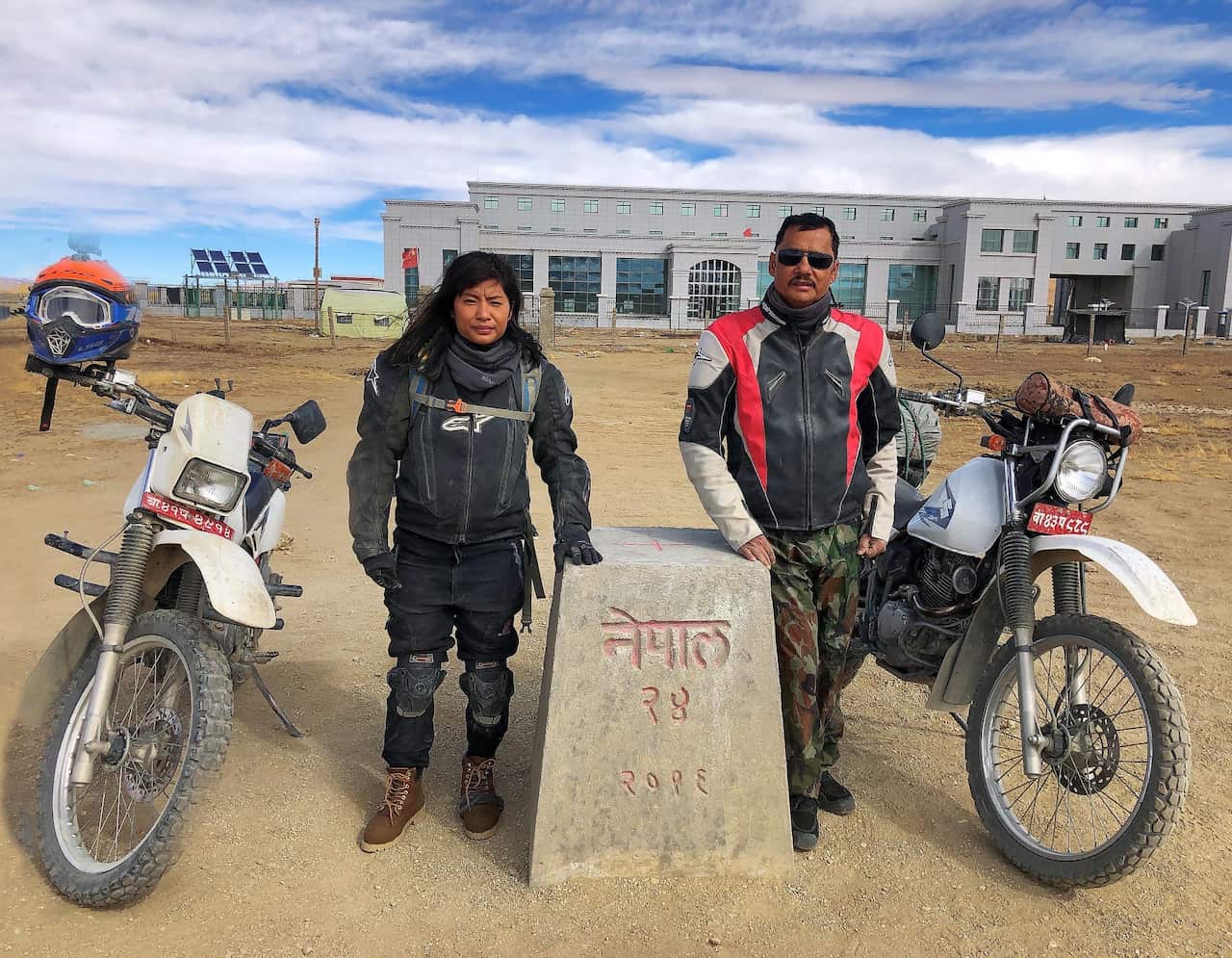  Prerana Malla and her father Prem Malla took a bike ride together to the Upper Mustang in 2019.