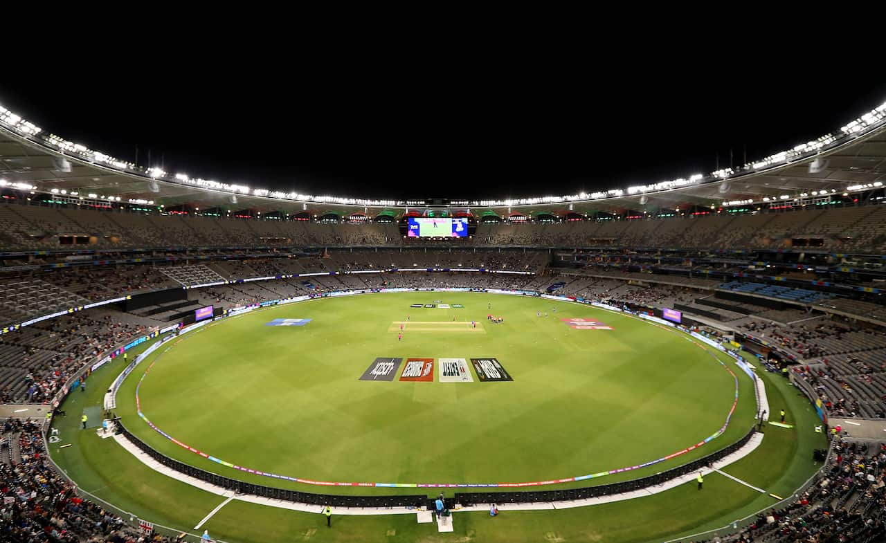 A general view of Perth Optus Stadium