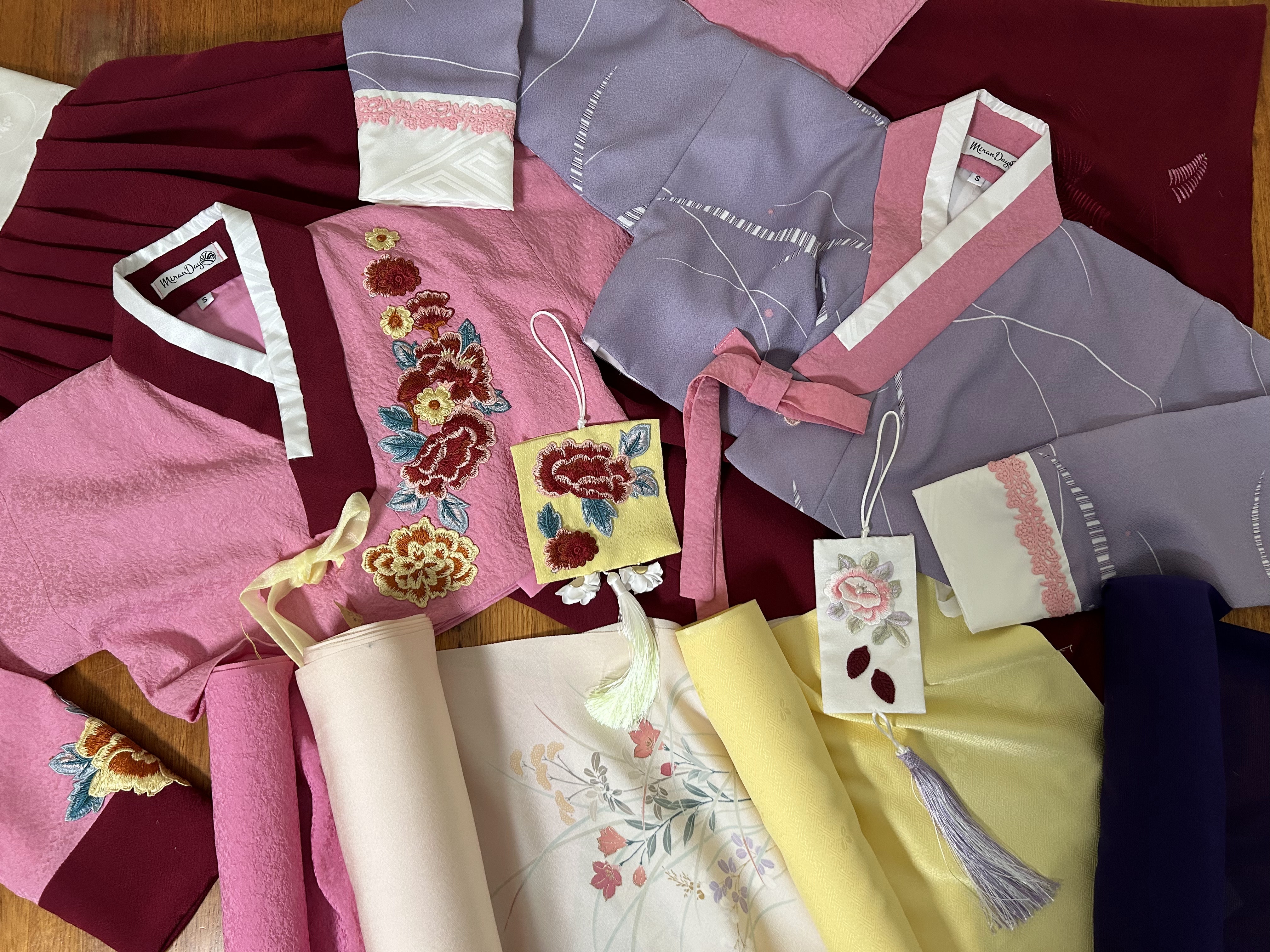 Hanbok designed by Miranda Day. Source: SBS News / Scott Cardwell