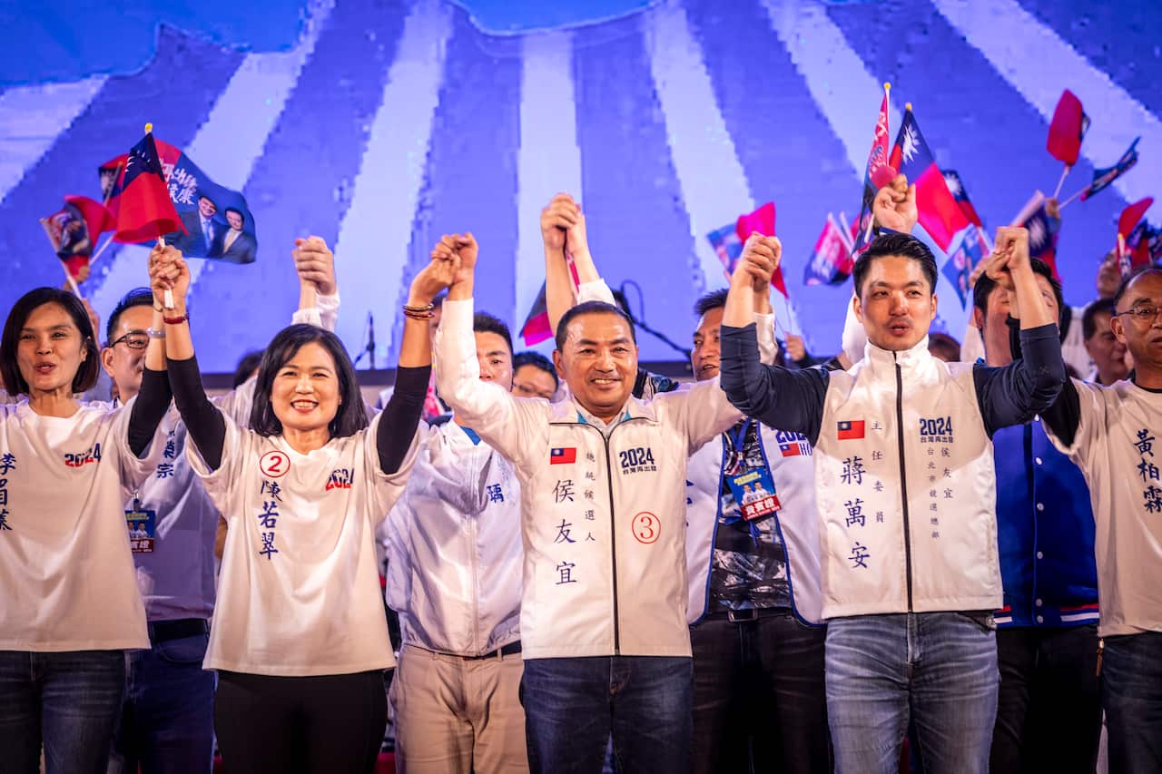 TW: KMT Presidental Election Rally in Kaohsiung, Taiwan - 7 Jan 2024