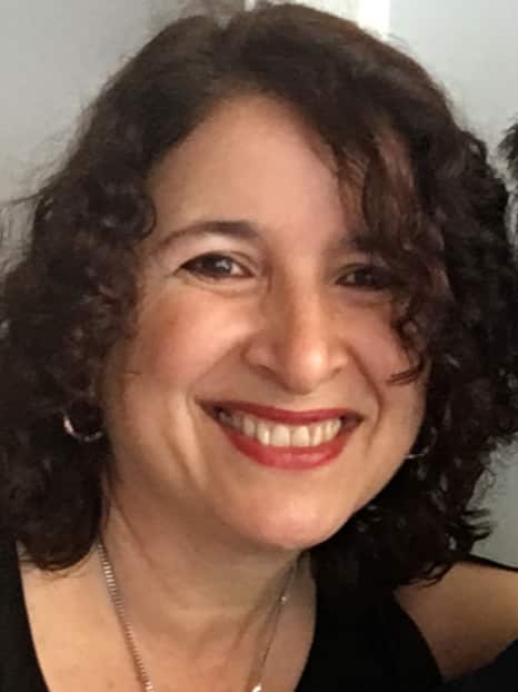 Corinne Mesana in a close up portrait.