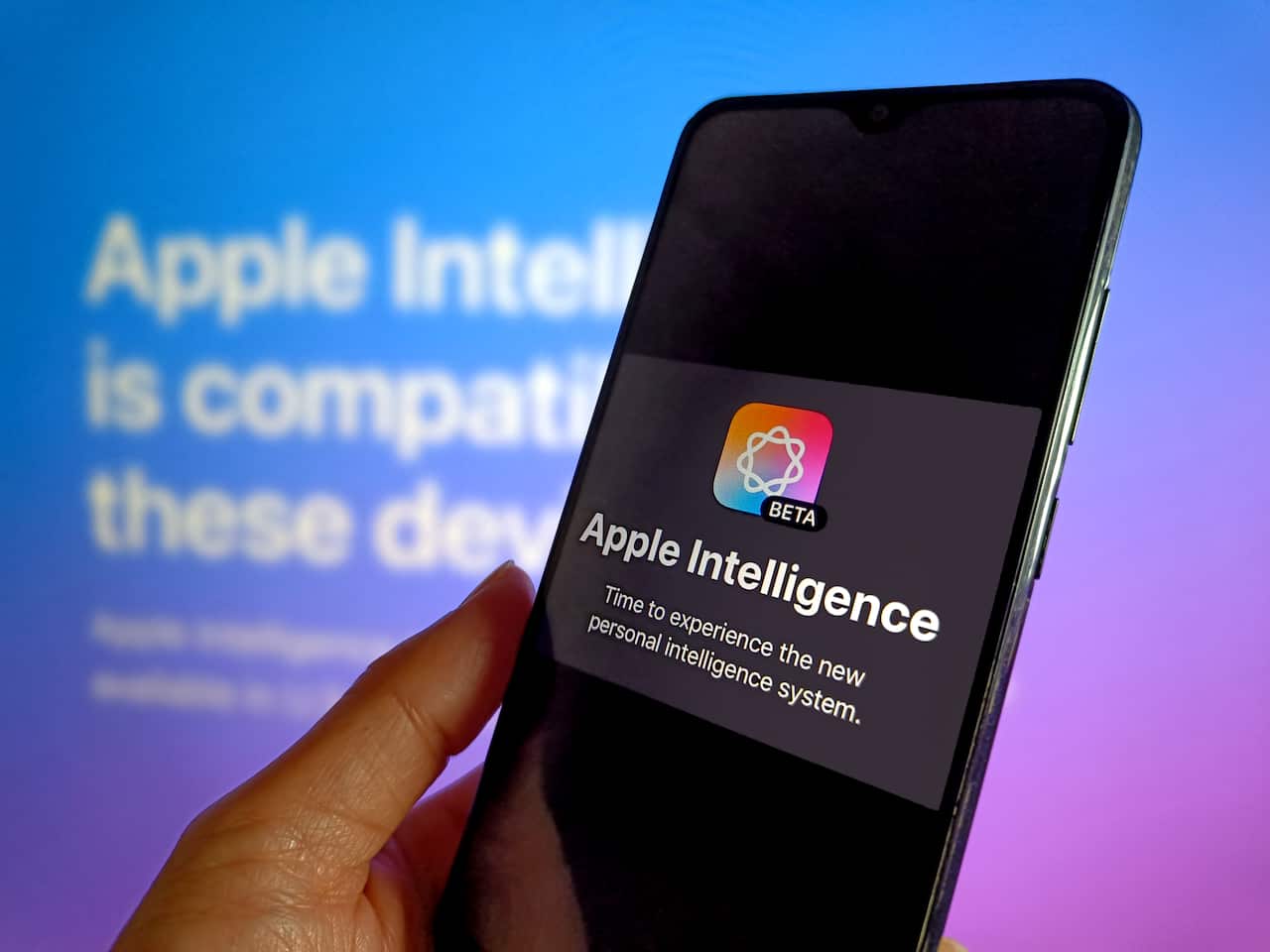 China: Illustration Apple Intelligence