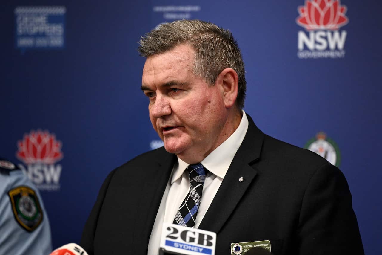 JESSE BAIRD LUKE DAVIES POLICE PRESSER