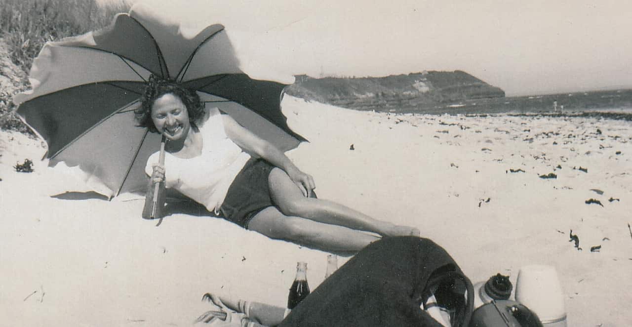 Giuseppina Cerasuolo nelle spiagge del Victoria'