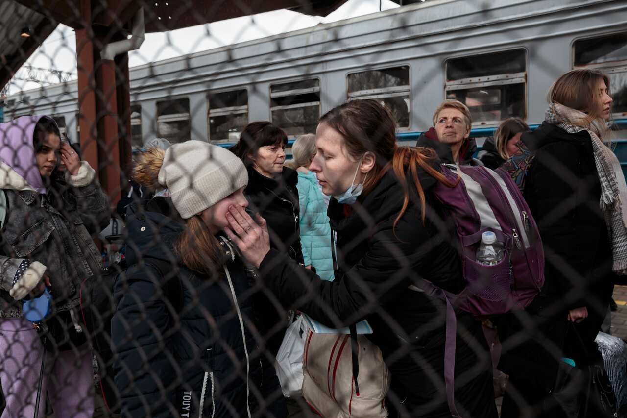 Poland Ukrainian Border War Refugees