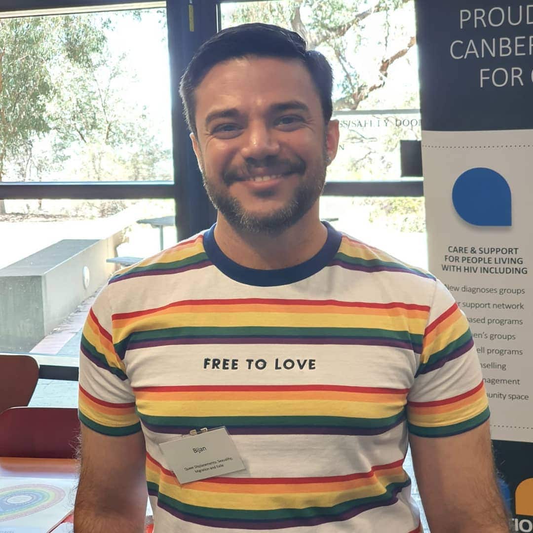 Bijan works at STARTTS, facilitating workshops for newly arrived LGBTQI+ refugees