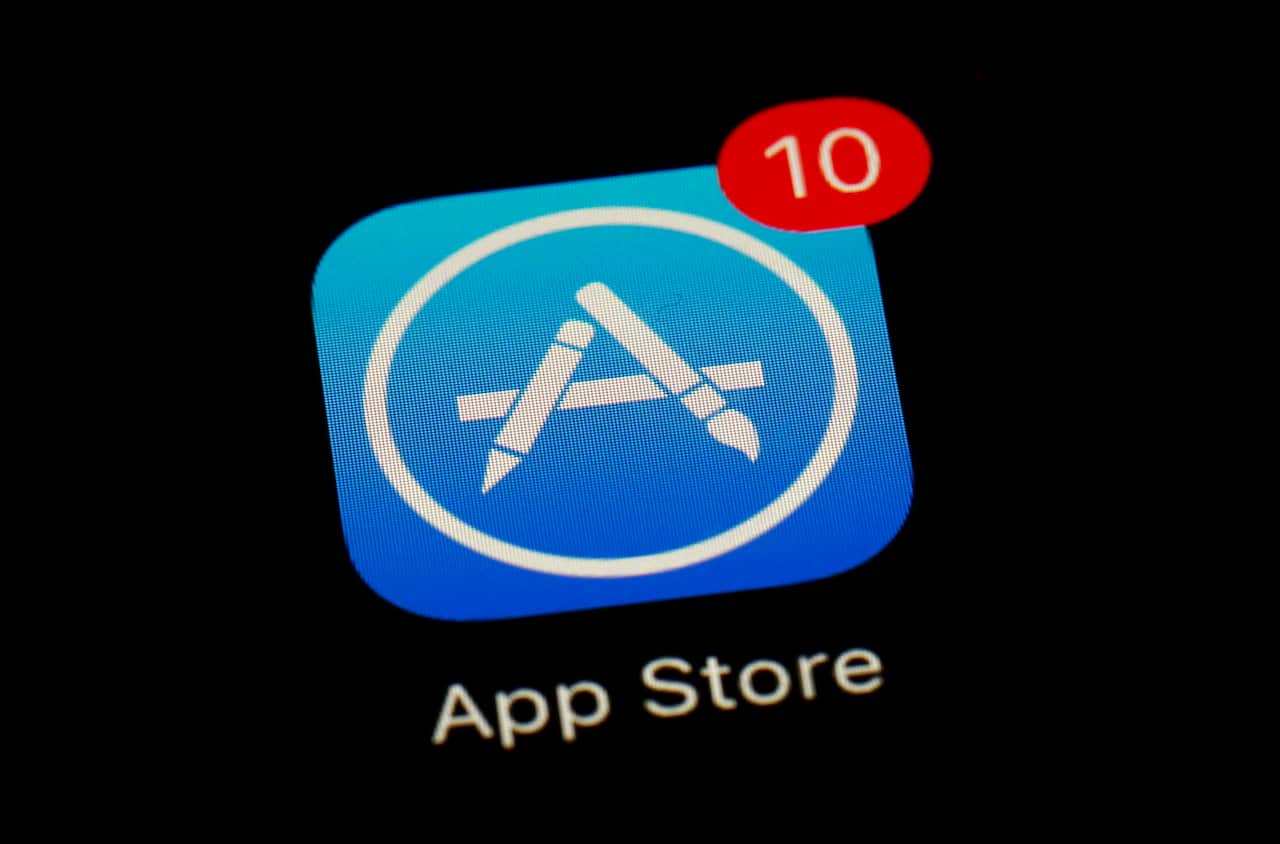 An app store logo.