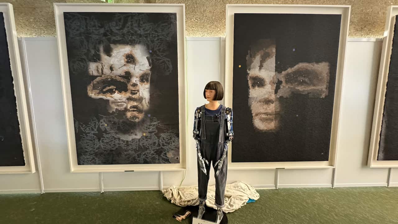 Humanoid robot Ai-Da’s artwork Sells for $1.3 Million