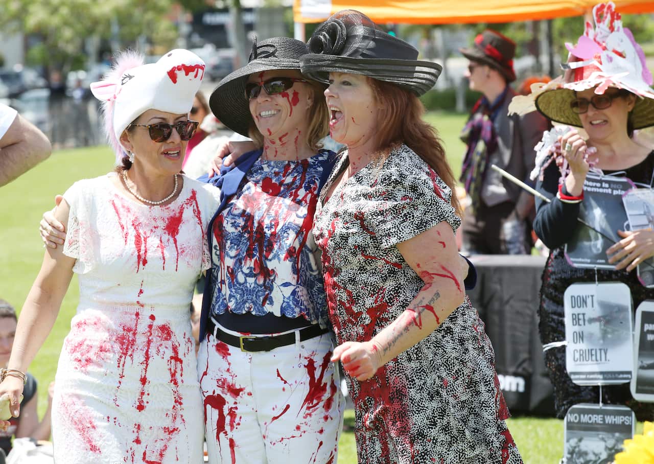 MELBOURNE CUP PROTEST