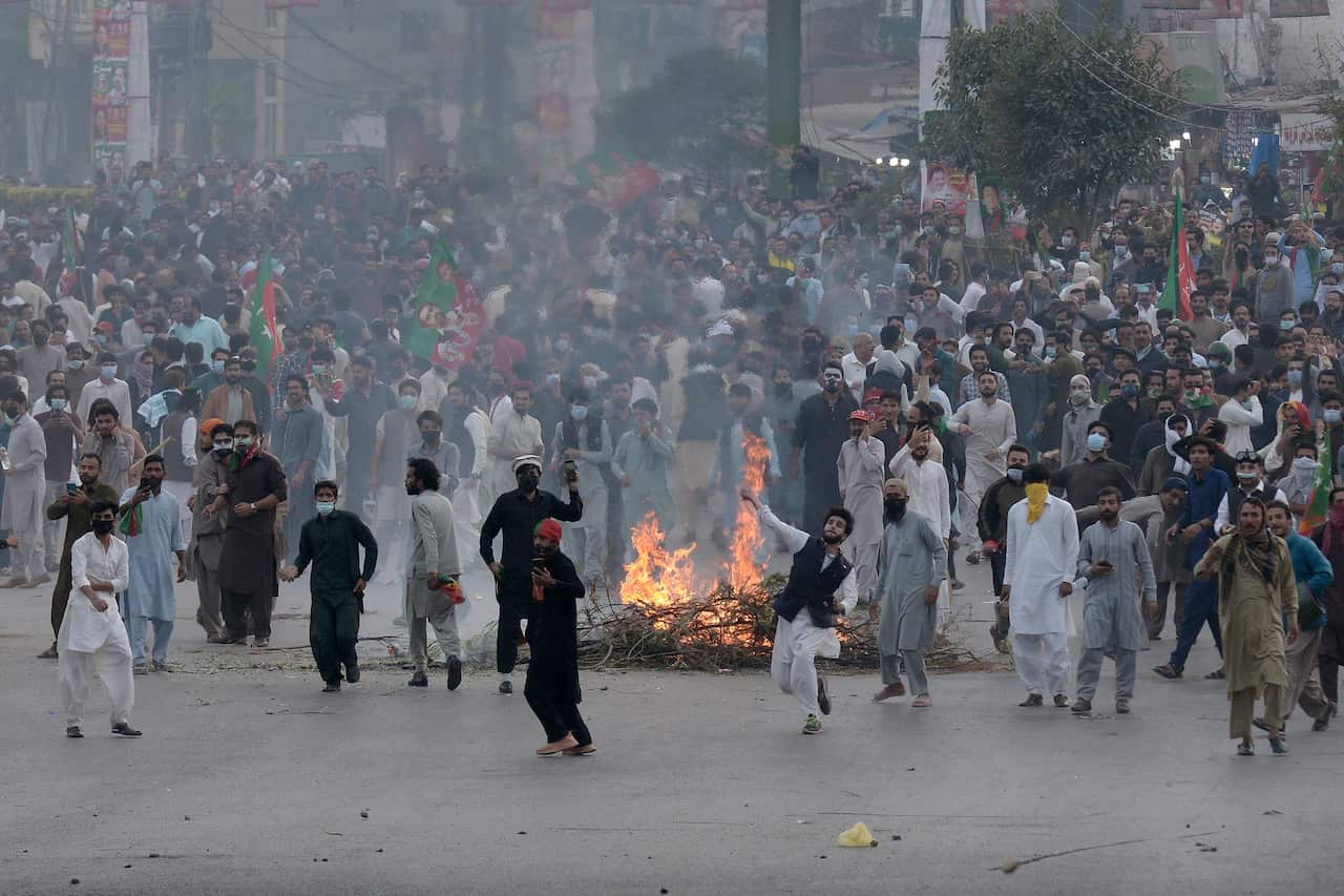 APTOPIX Pakistan Politics