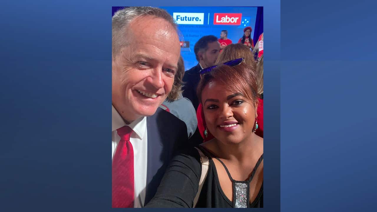 Bill Shorton MP (L), and Selam Tegegn (R).jpg
