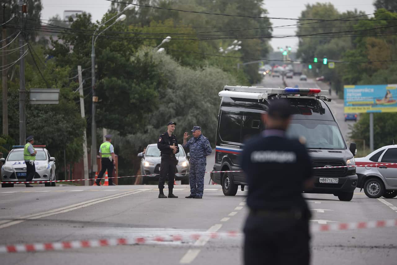 Russia: Investigators at scene of car bombing in which journalist Darya Dugina was killed