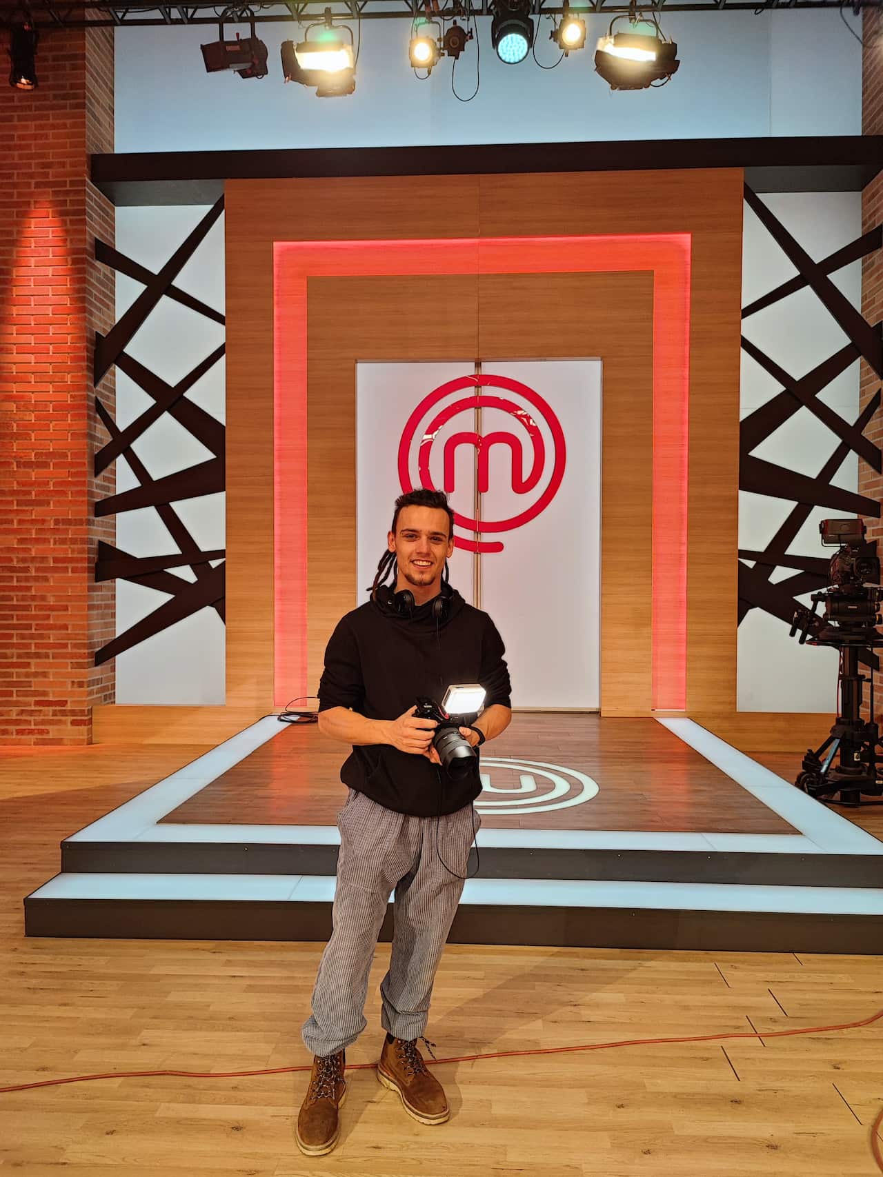 Graal working at Masterchef Slovenia