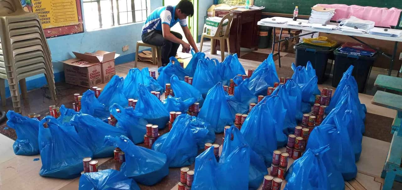 One of the proceeds from the 10 cents return and earn scheme in Australia, collected by Archie Caadan and his co-workers.JPG
