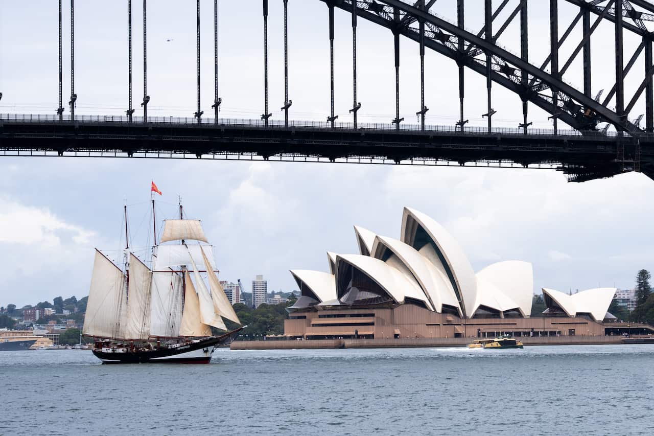 Darwin200 Oosterschelde in Sydney