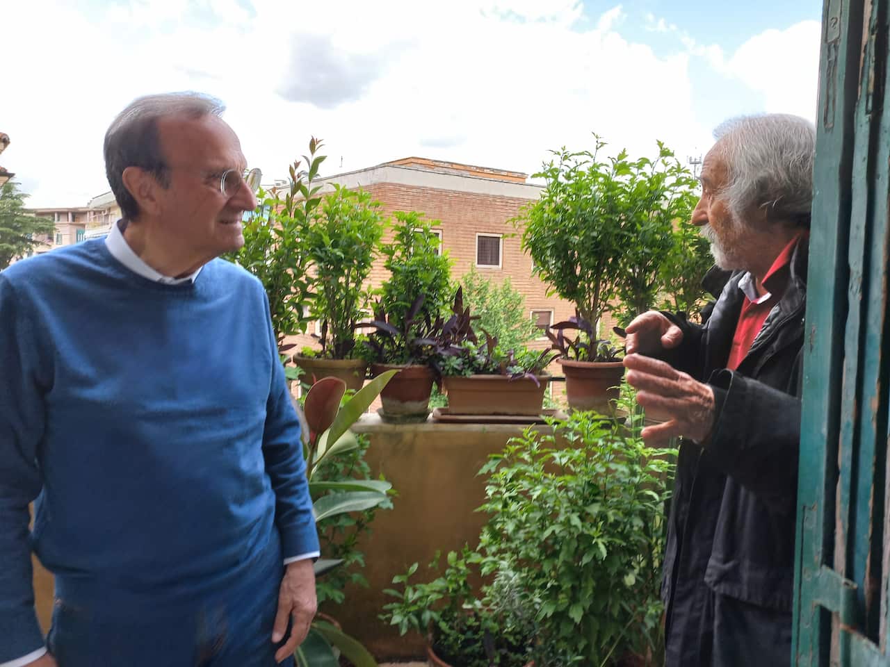 Fabio Carosone a Roma col fratello Paolo.JPG