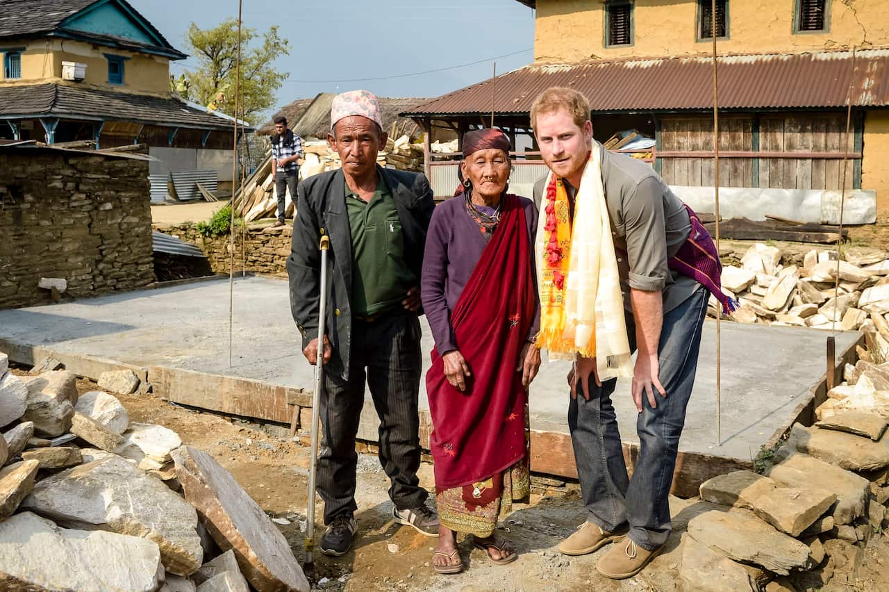 Prince Harry Visits Nepal - Day 3
