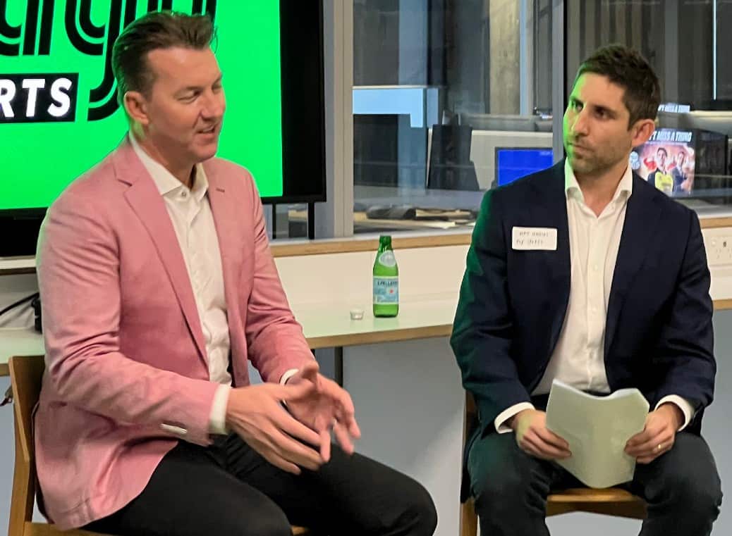 Former Australian cricketer Brett Lee talking about 2022 ICC Men's T20 World Cup in Sydney. 