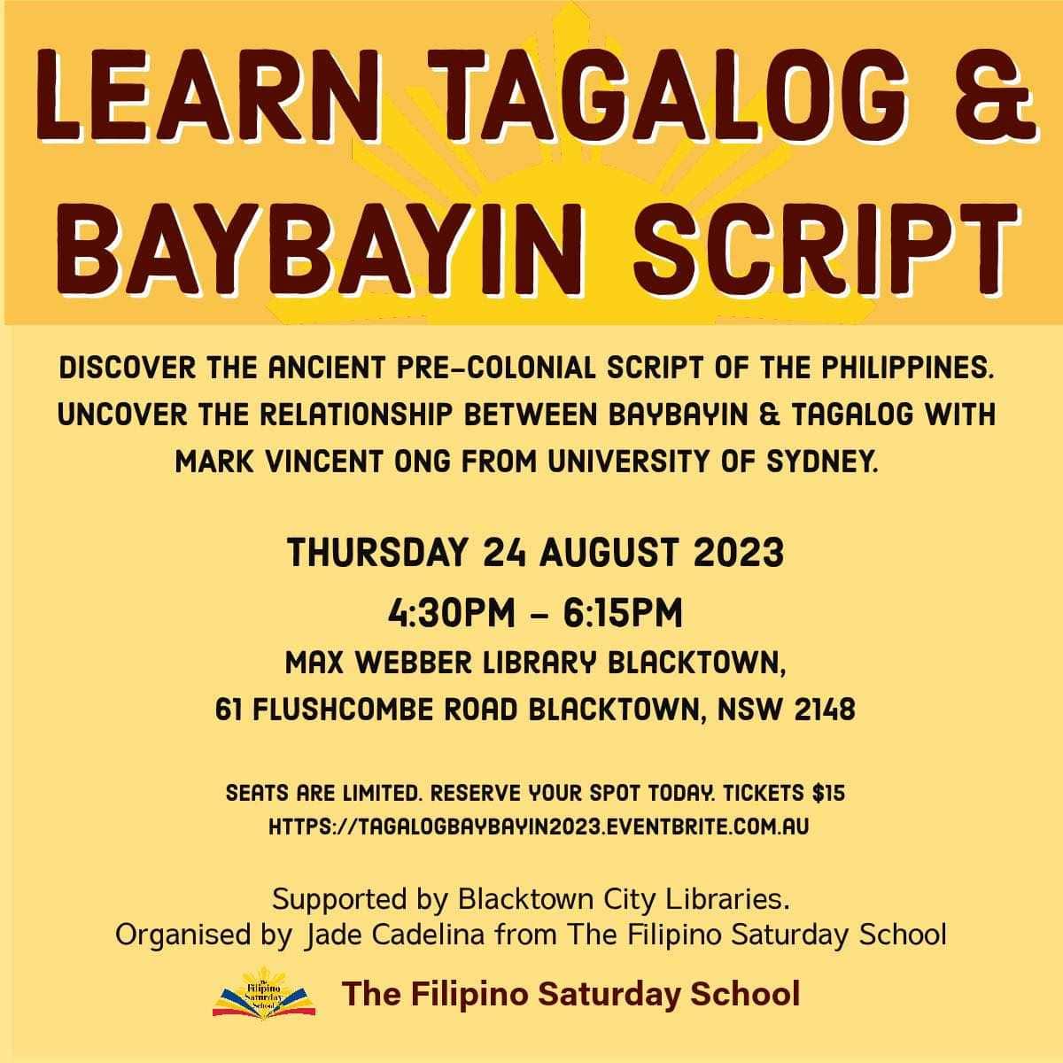 Learn Tagalog & Baybayin Script