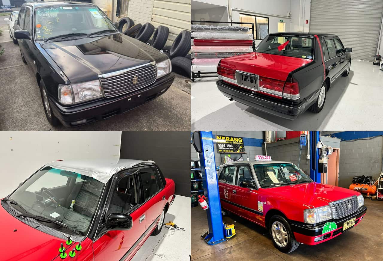 Custom Hong Kong taxi